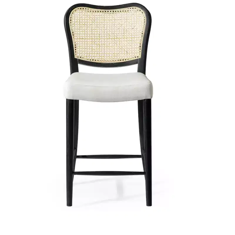 Maven Lane Vera Counter Stool with Fabric Upholstery 26 Seat Height