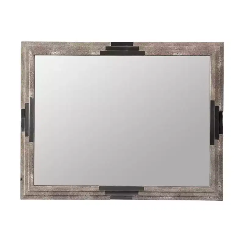 HomeRoots 28 Gray Framed Accent Mirror