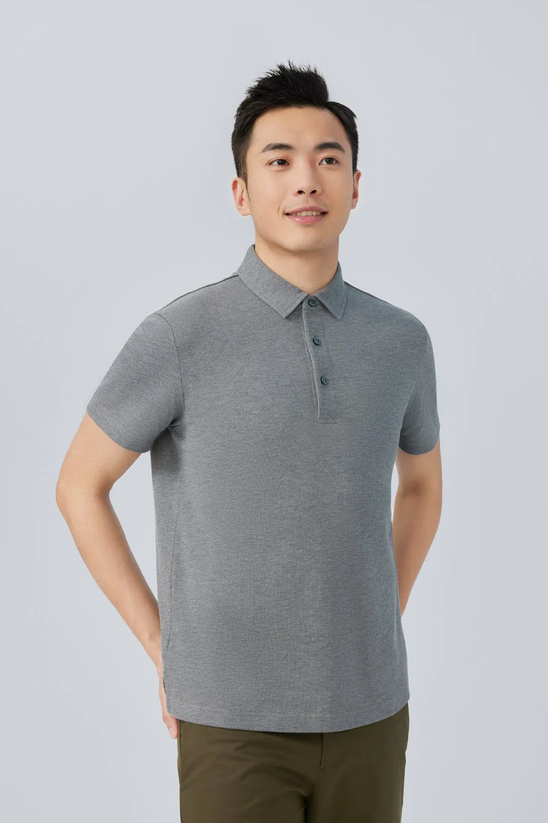 Pique Polo – Dark Grey