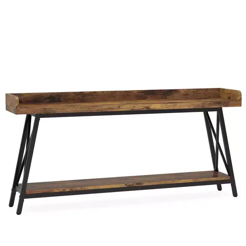 Tribesigns 70.87 2-Tier Narrow Sofa Table