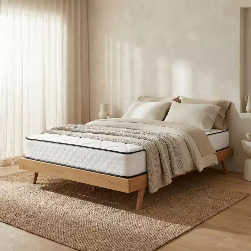 Atlas Mattress 6 Twin Innerspring Mattress, Breathable Cover, Firm Firmness