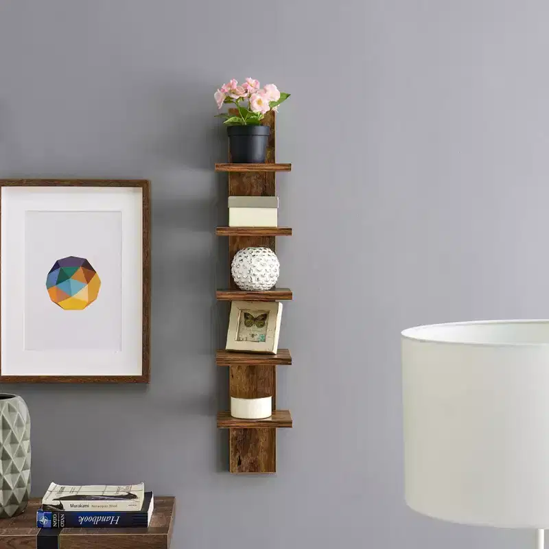 30 x 6 Slim Vertical Column Wall Shelf - Danya B.