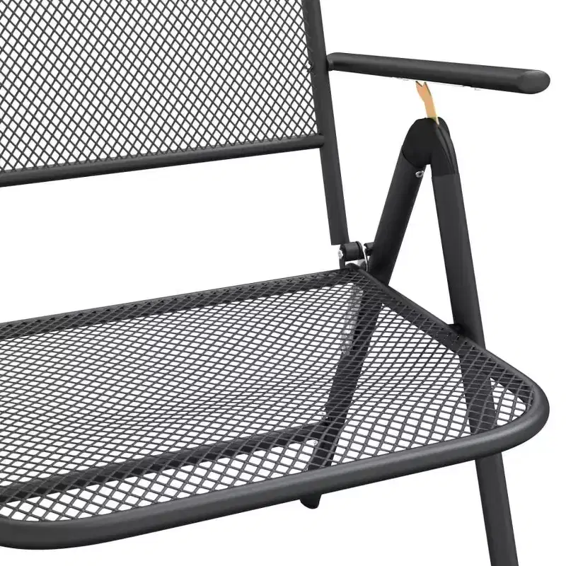 vidaXL Folding Garden Chair Set of 2