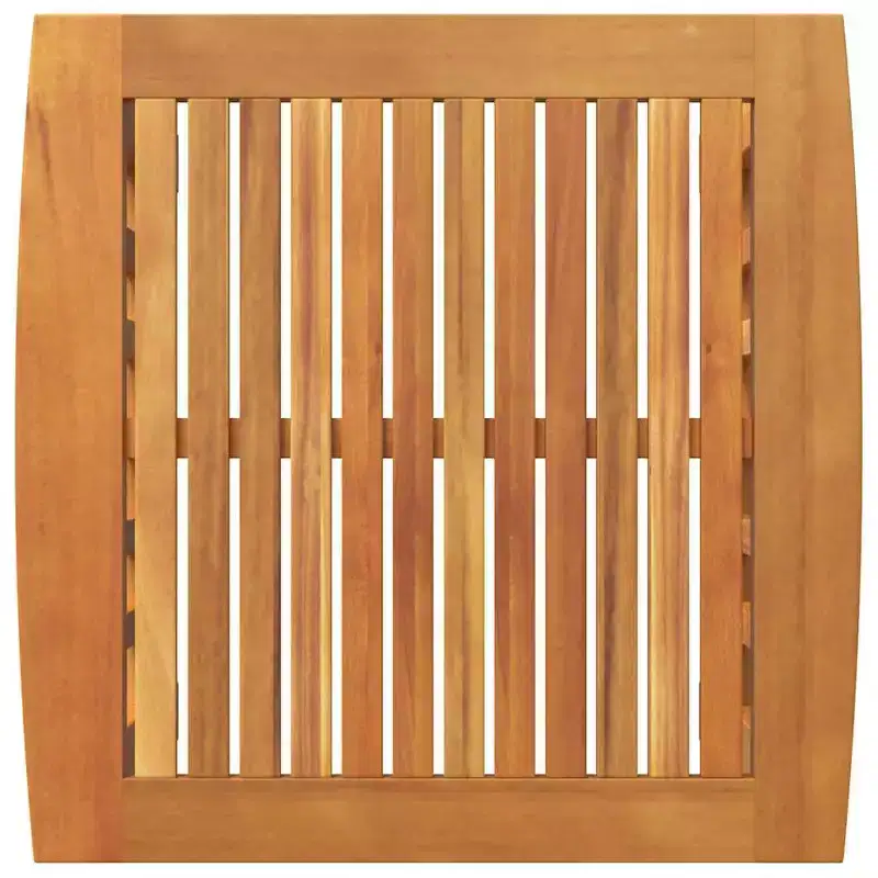 vidaXL Side Table Oil Natural Solid Acacia Wood