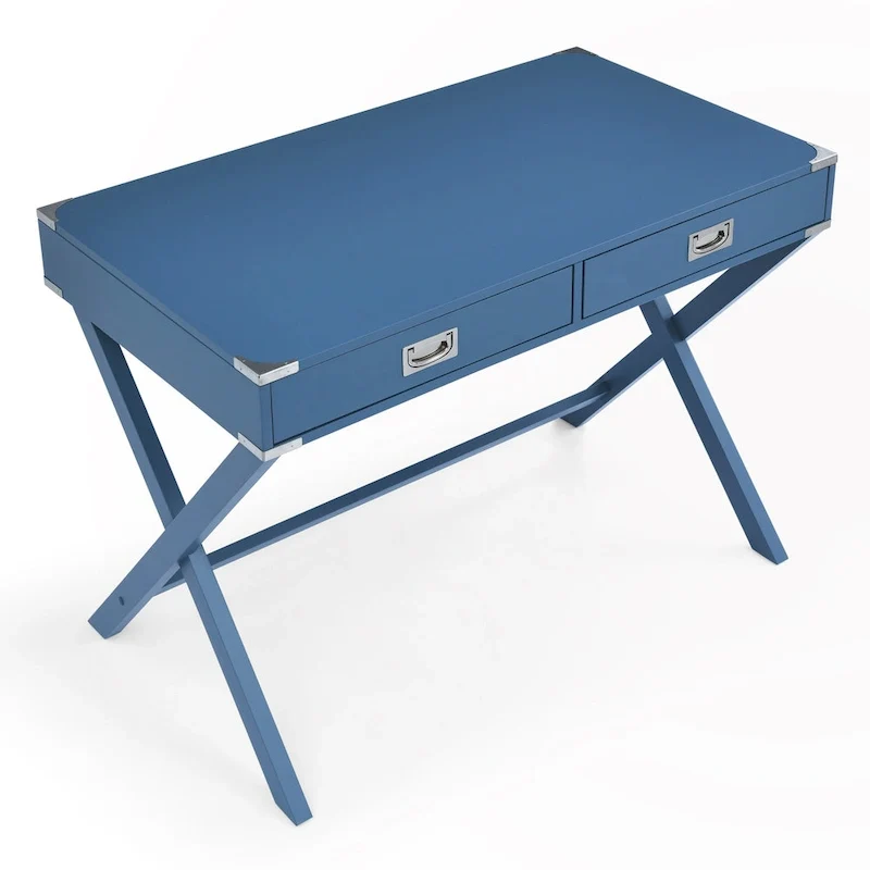 Solid Wood Computer Desk with Drawers