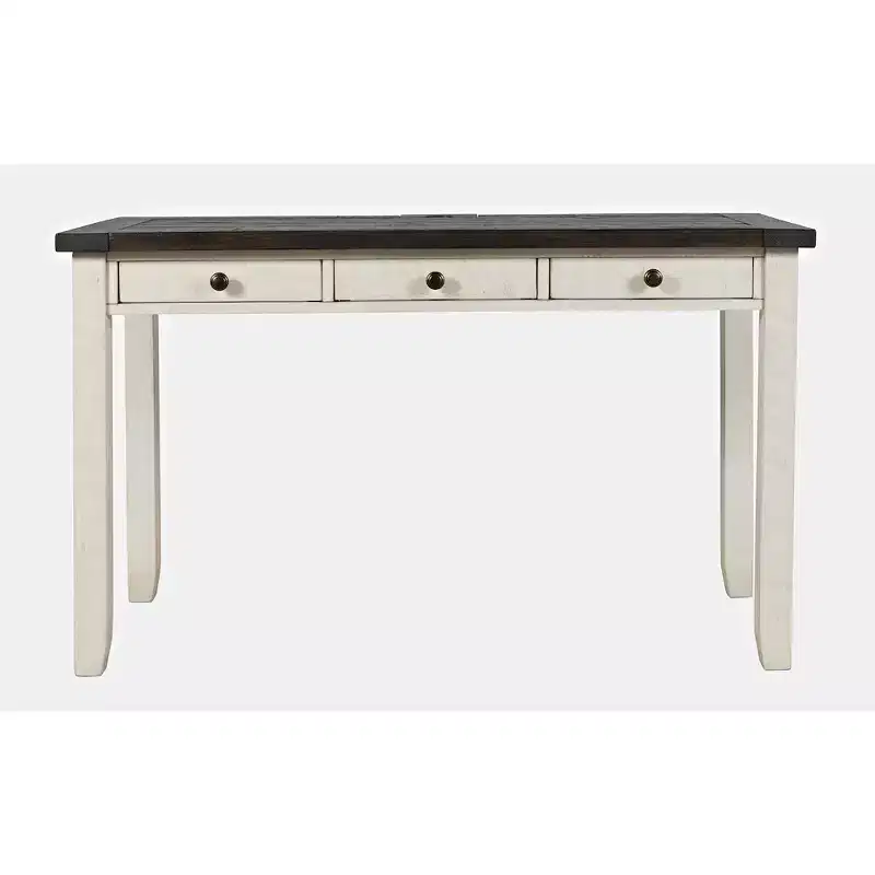 Jofran,Madison County Rustic Reclaimed Solid Wood Farmhouse USB Charging Desk