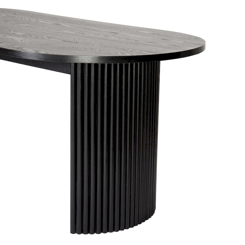 Solid Wood Oval Dining Table