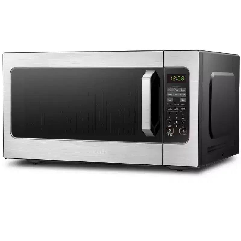 Toshiba 2.2 Cu. Ft. 1200-Watt Countertop Microwave Oven with Smart Sensor and Eco Mode (Stainless Steel)