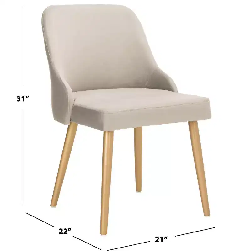 Lulu Upholstered Dining Chair (Set of 2) - DCH6200 - Safavieh
