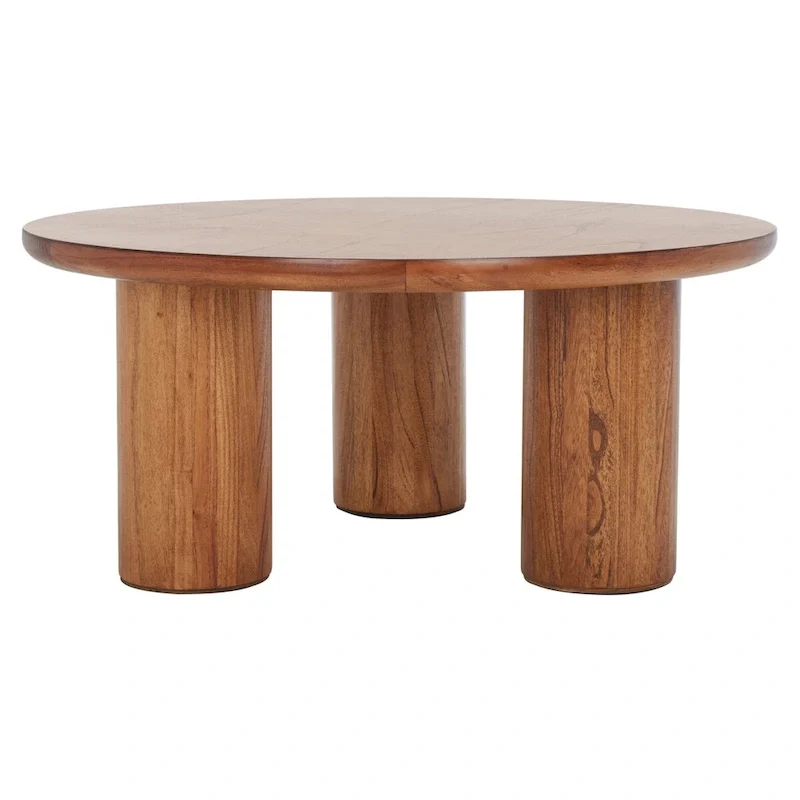 SAFAVIEH Heivi 3 Leg Round Coffee Table - 40 W x 40 D x 18 H - 40Wx40Dx18H