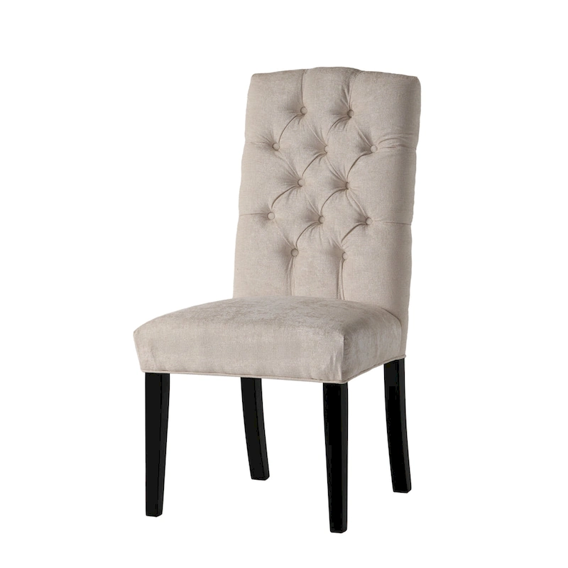 Crown Upholstered Fabric Dining Chairs (Set of 2) by Christopher Knight Home