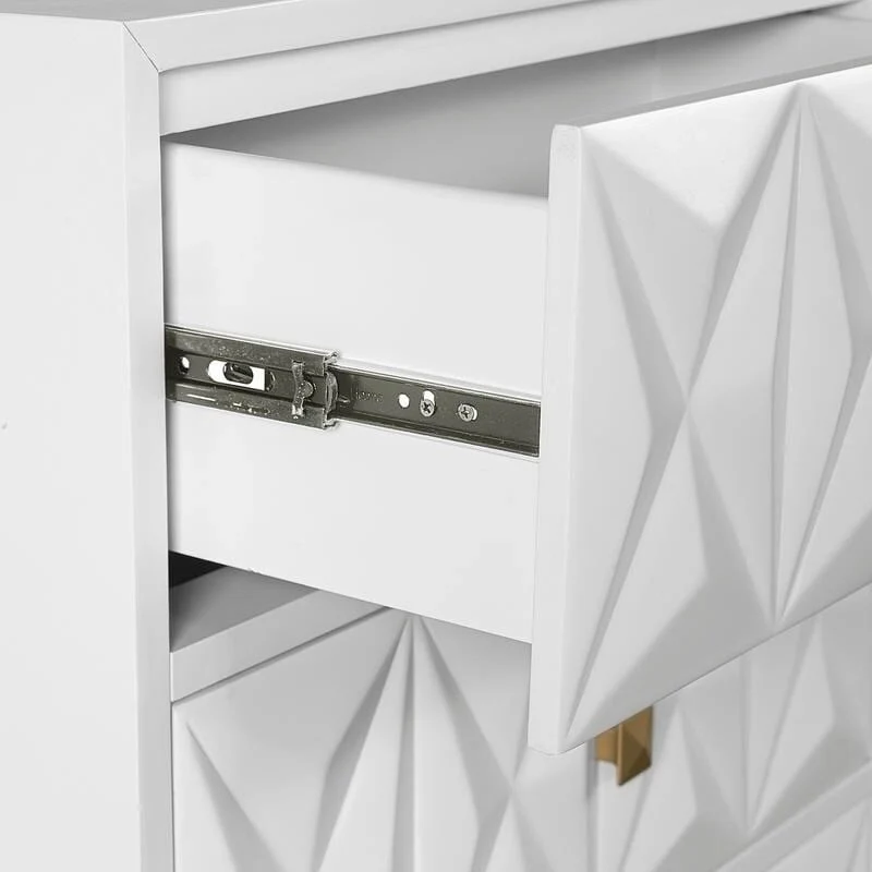 Carson Carrington Geo Wood Nightstand