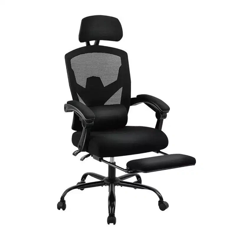 TUYOHW Ergonomic Office Chair with Footrest,High Back Mesh Desk Chair with Adjustable Headrest & Lumbar Support for Home Office,275LB Capacity