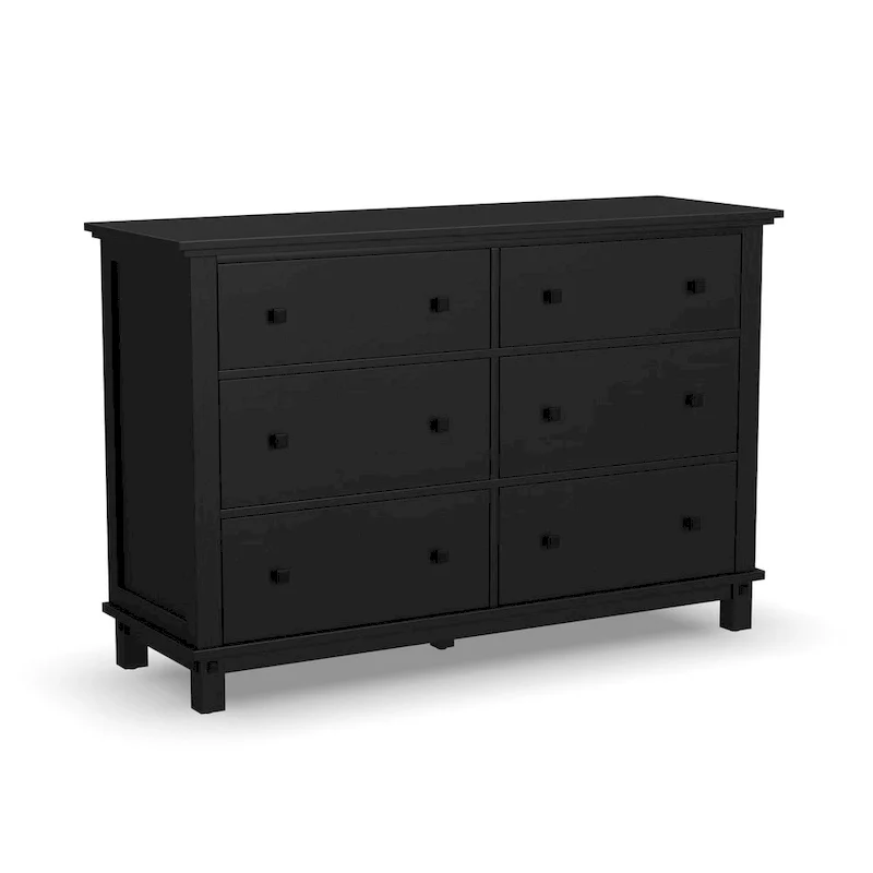 Oak Park Black Wood Dresser
