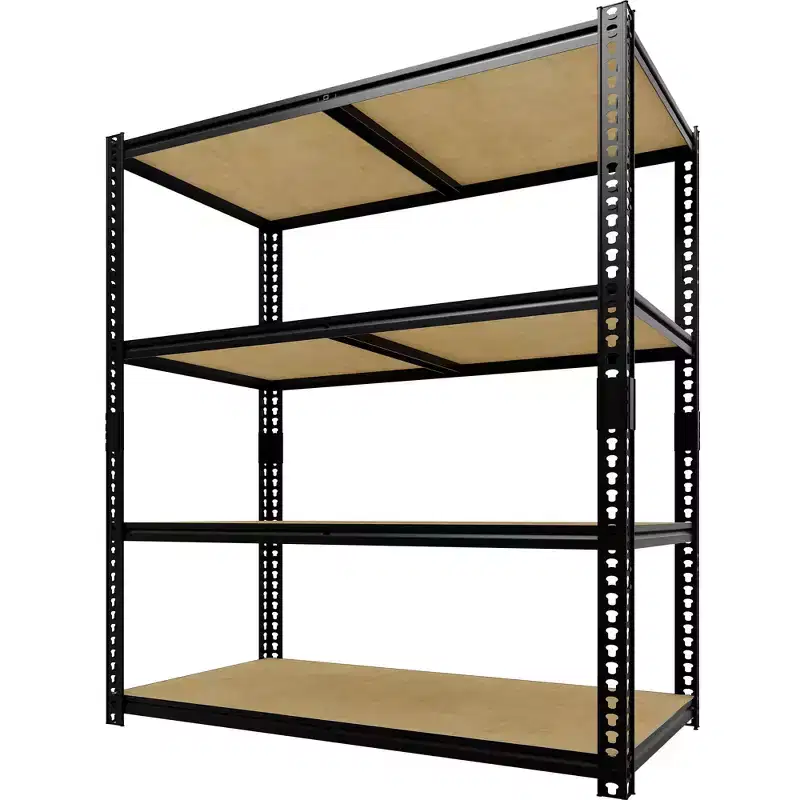 3050LBS Heavy Duty 5-Tier Storage Shelves 72H x 48W x 24D Adjustable Metal Shelving Black Rack for Garage Home Industrial
