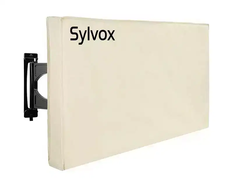 SYLVOX 50-55 Outdoor TV Cover, Flat Screen Protector Television, Weatherproof Dustproof Protector