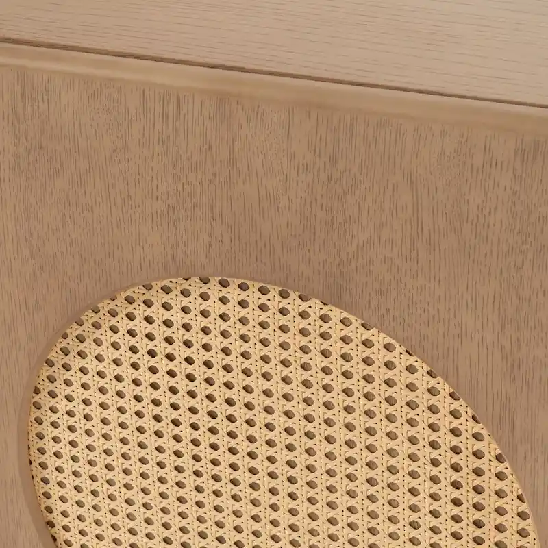 Nova Domus Oshana Modern White Oak Buffet