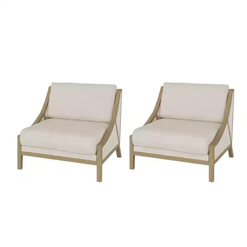 Winston Armchair Set of 2 With Flexible Seating| HULALA HOME