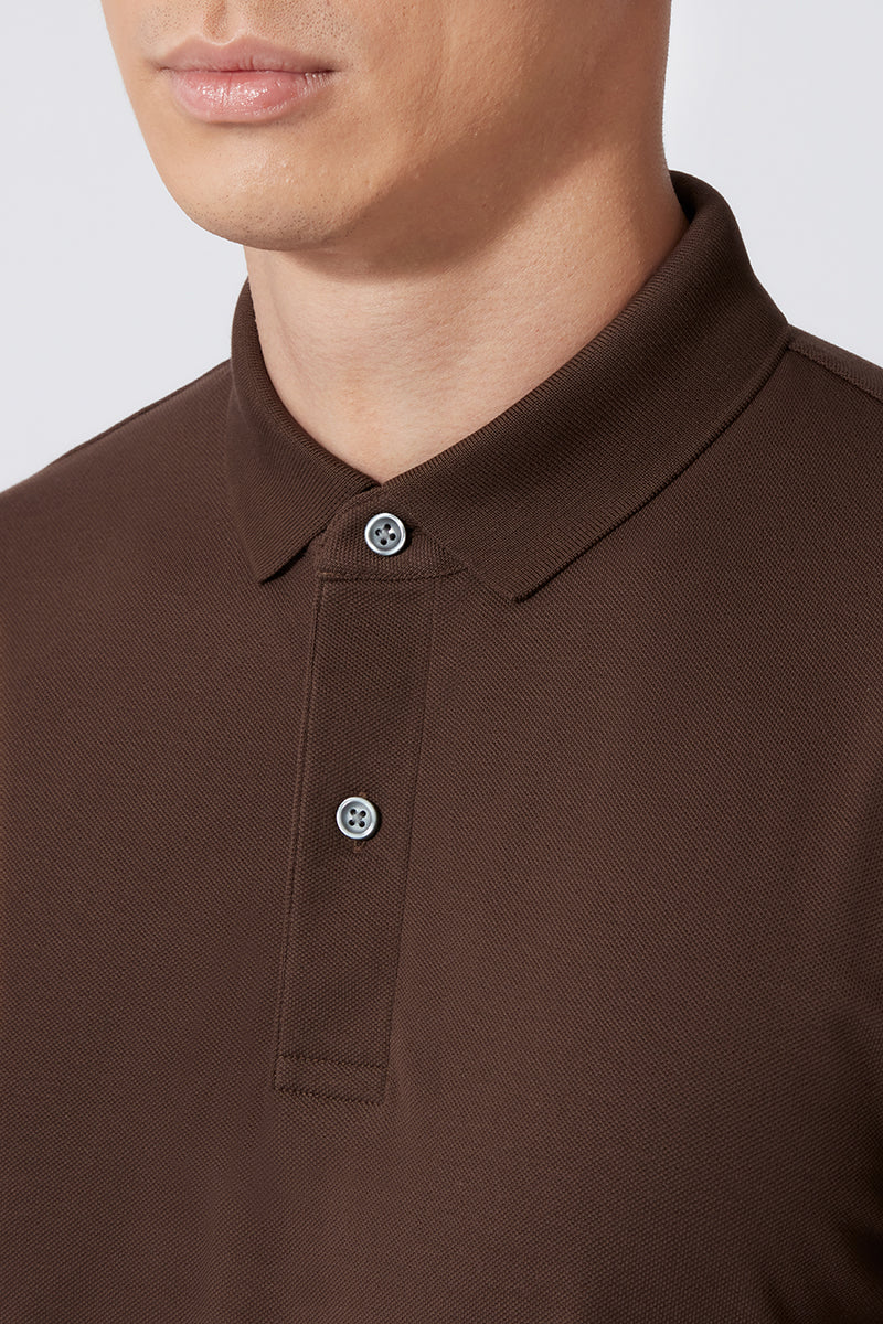 Pique Polo | Brown
