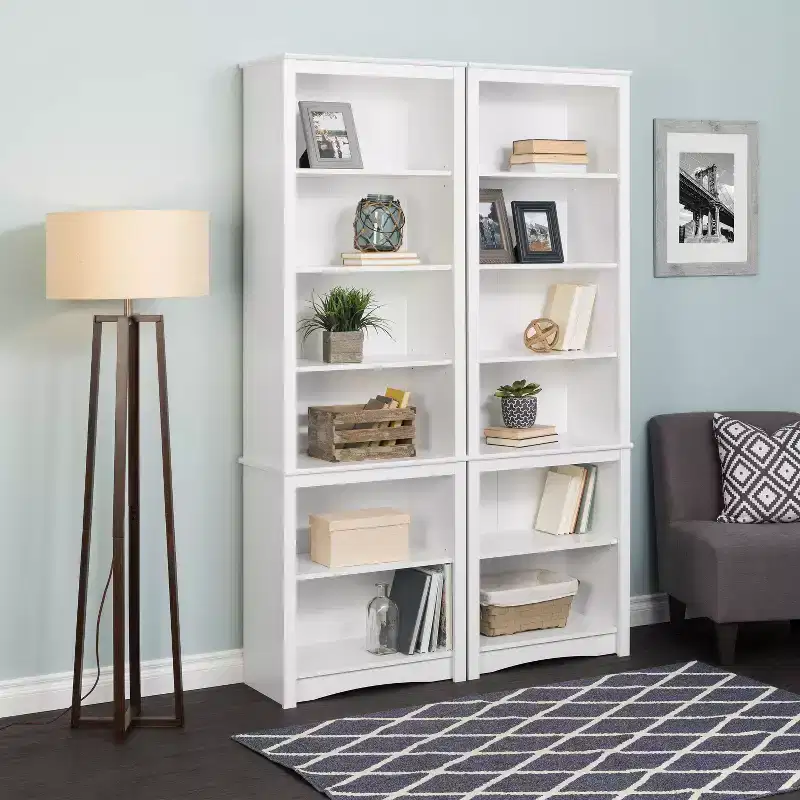 80" Tall Bookshelf White - Prepac