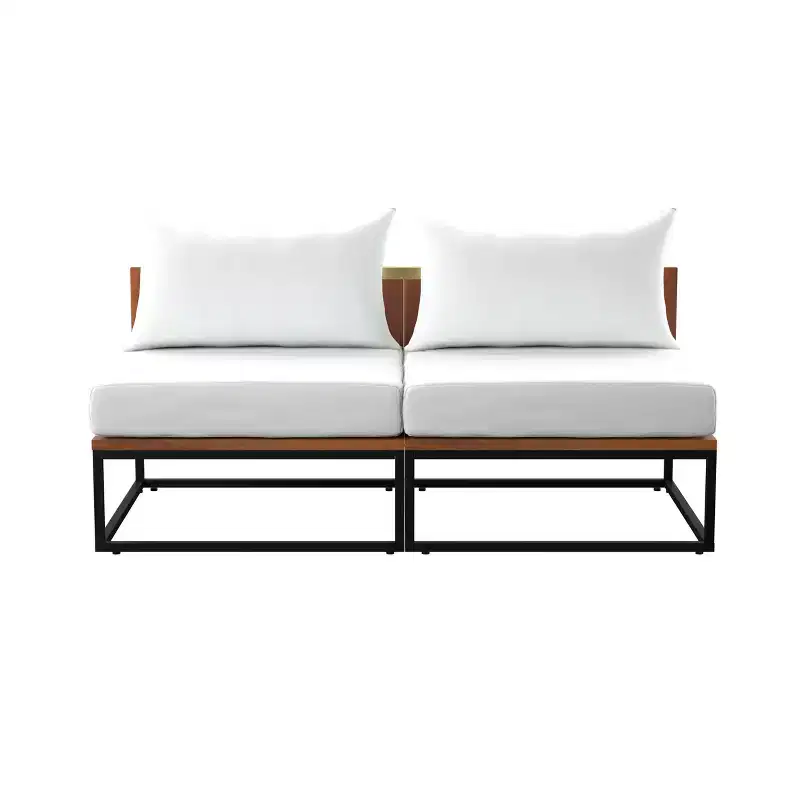 Taradale Outdoor Chair with Cushions - Set Of 2 - White - SEI