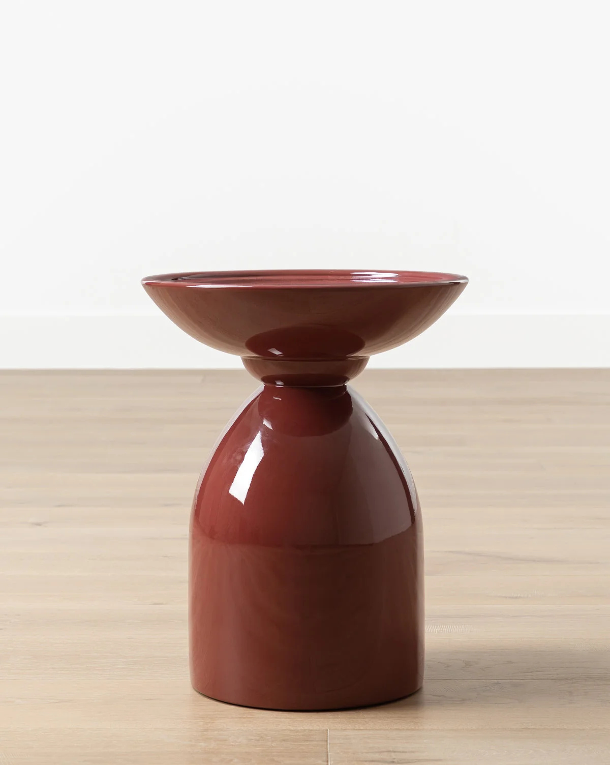 Scandinavian Wood Side Table with Minimalist Design for Living Room