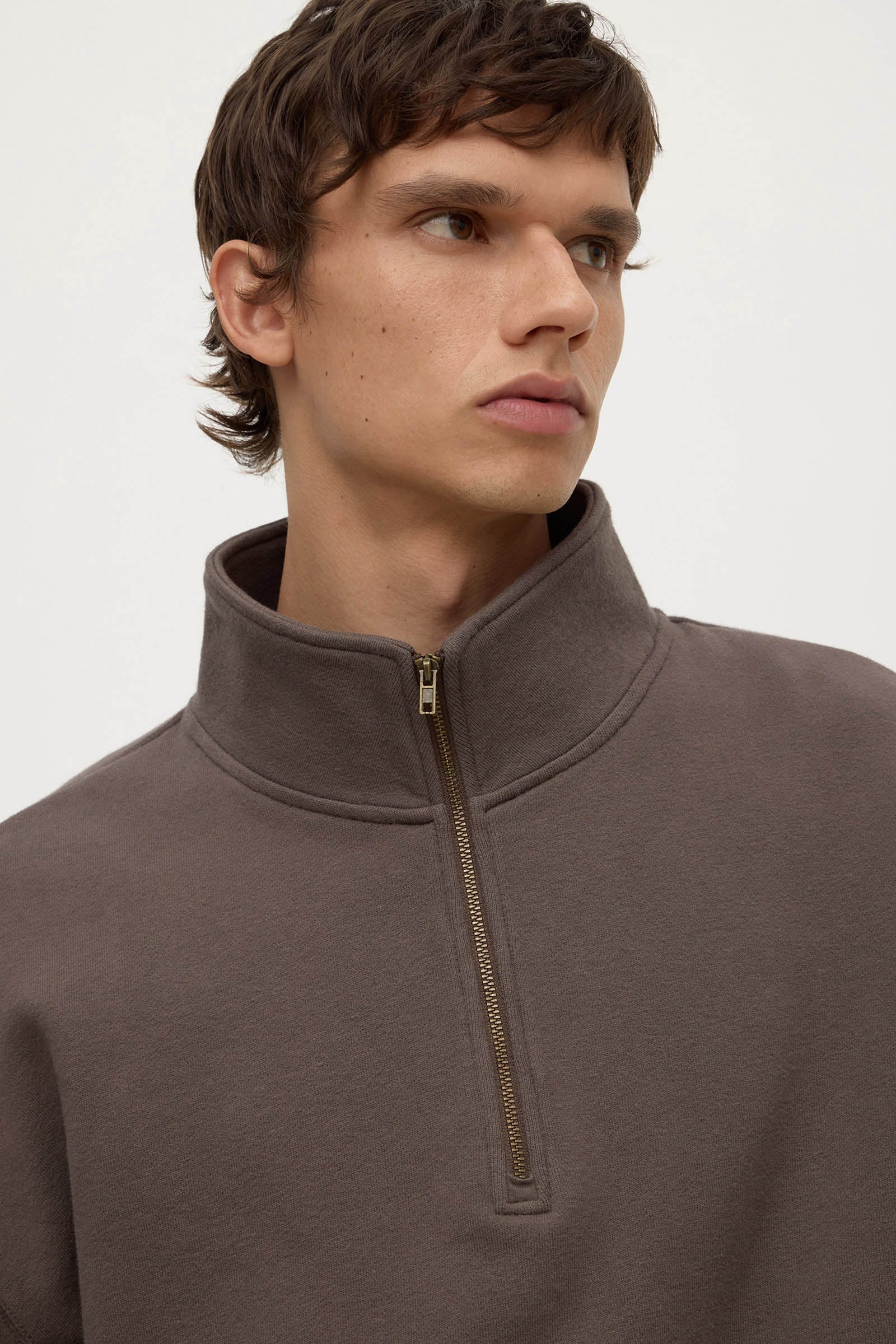 Bark Funnel Neck Fleece