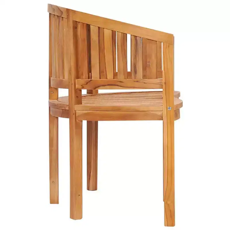 vidaXL Garden Bench Natural Teak Solid Teak Wood Large Durable