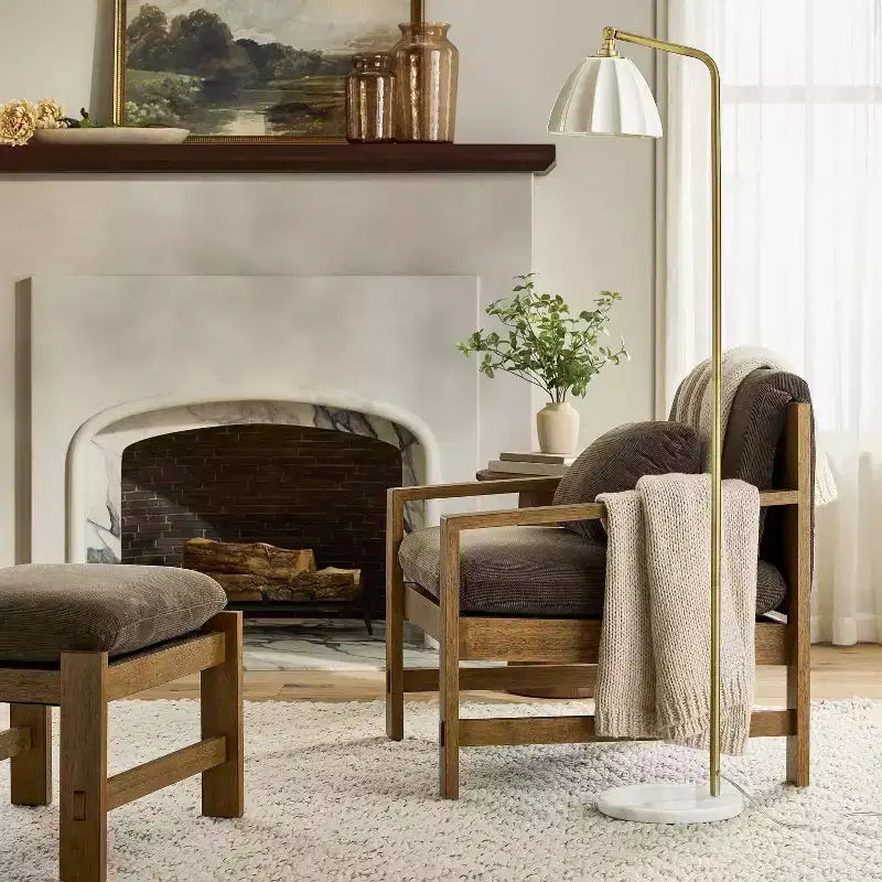 Wood Frame Upholstered Arm Chair - Hearth & Hand with Magnolia Furniture