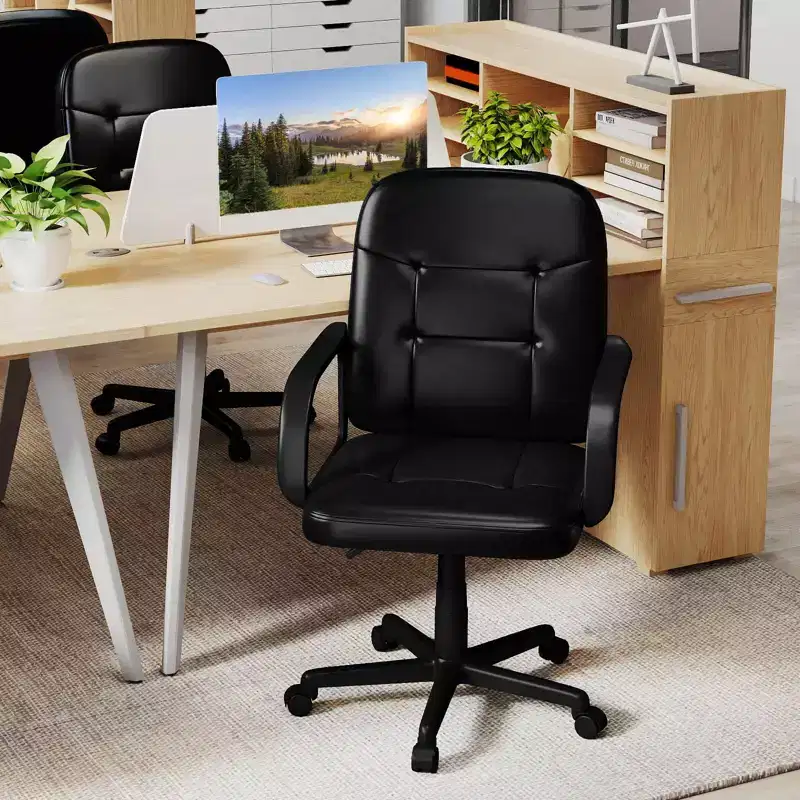 Ergonomic Mid-Back Executive Office Swivel Computer Desk Chair