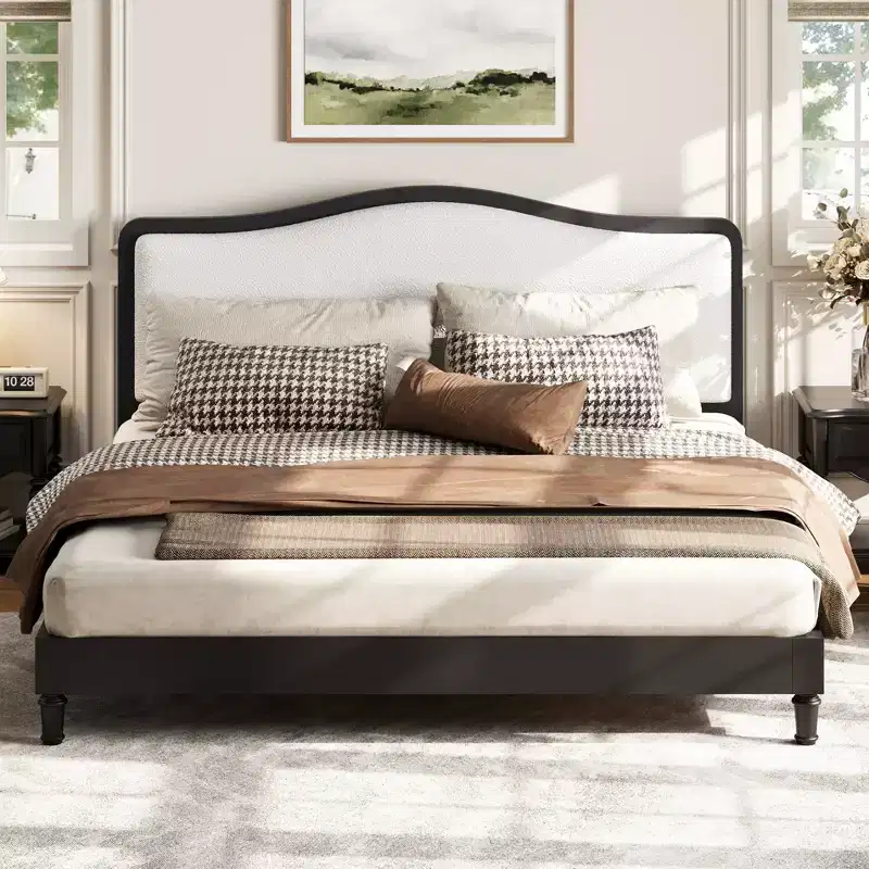 Christopher Knight Home Robert Modern Queen Size Upholstered Platform Bed