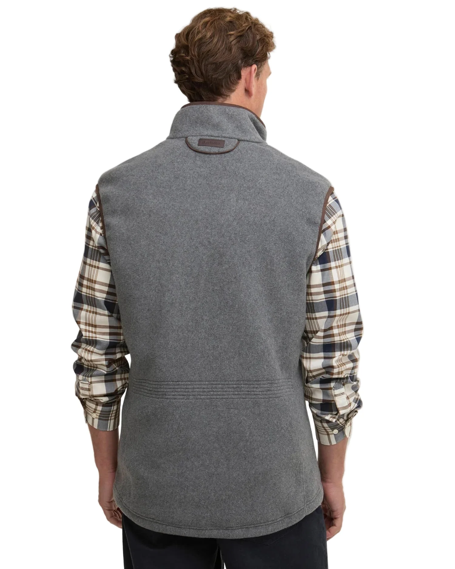 Mens Fleece Gilet - Dark Grey Marl
