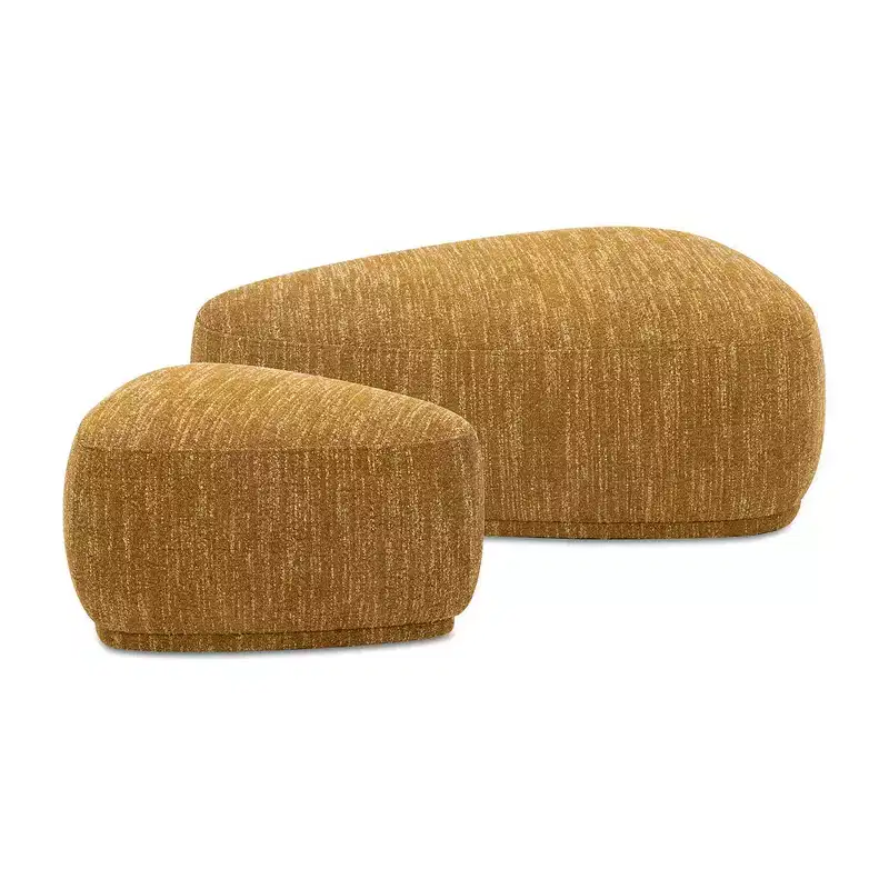 Rounded Triangle Cocktail Ottoman Set