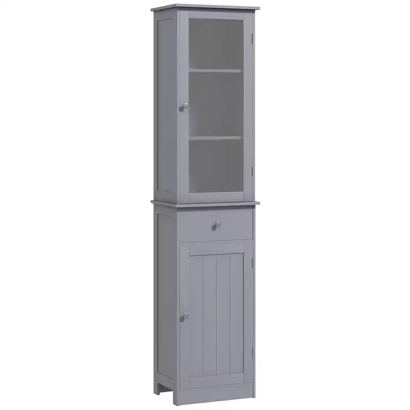 Tall Narrow Bathroom Storage Cabinet – 67.5