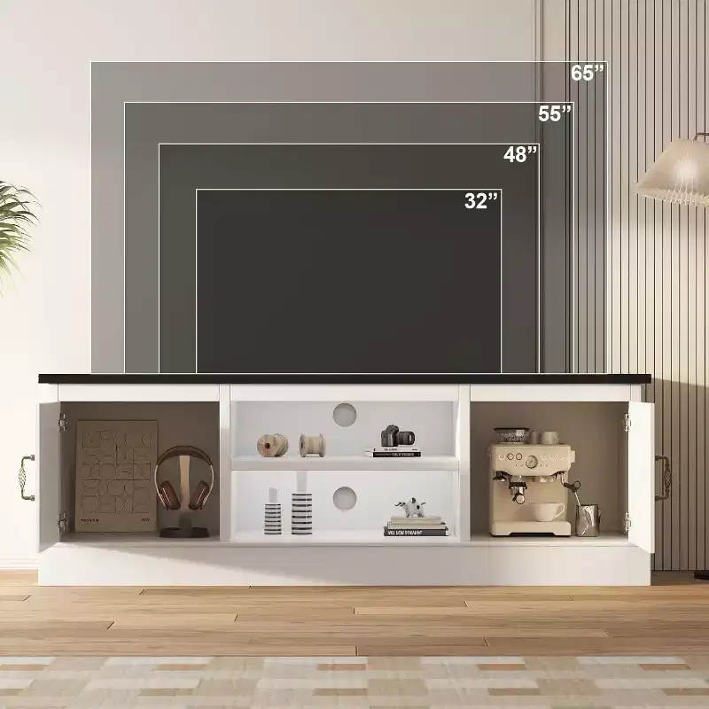 Media Console: Where Modern Entertainment Meets Rustic Warmth