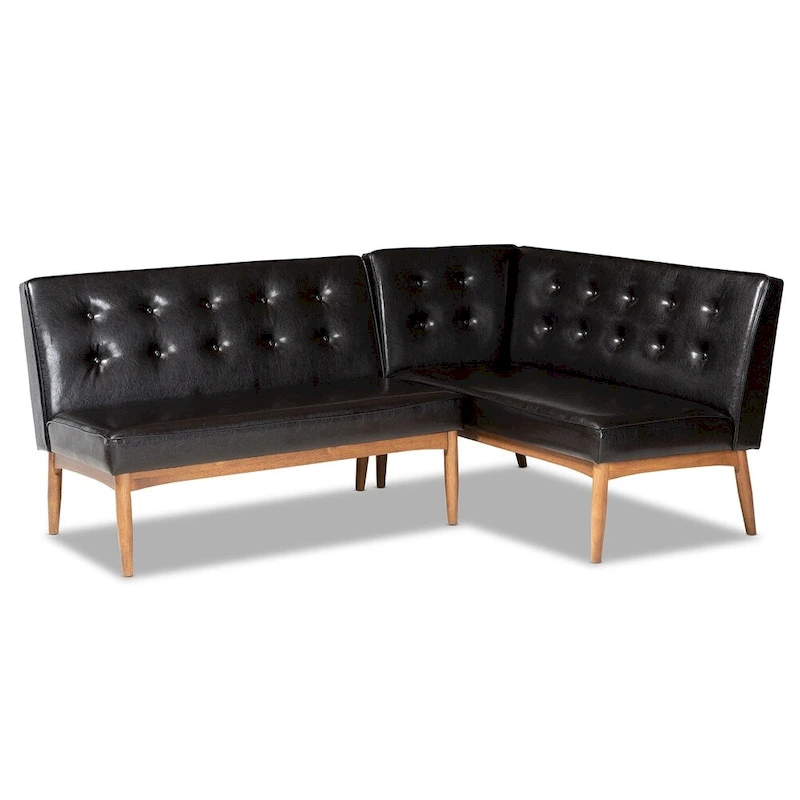 Carson Carrington Isaksbo Mid-century Modern 4-piece Dining Nook Set