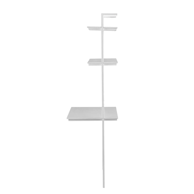 SEI Furniture Haeloen Wall Mount Desk - White