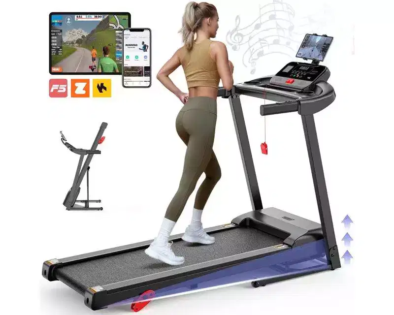 Treadmill on Sale,Treadmills Clearance, Folding Treadmill for Home 7.5MPH with 71 Programs 3 Incline, Exercise Equipment, Music Speakers