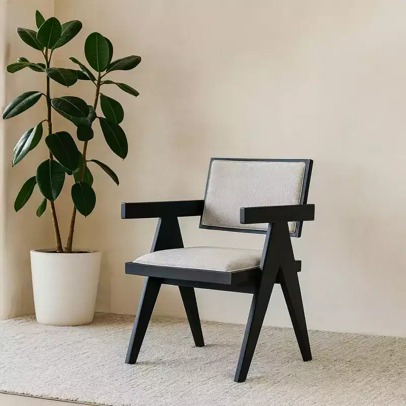 Raquel Side Chairs, Set of 2, Black