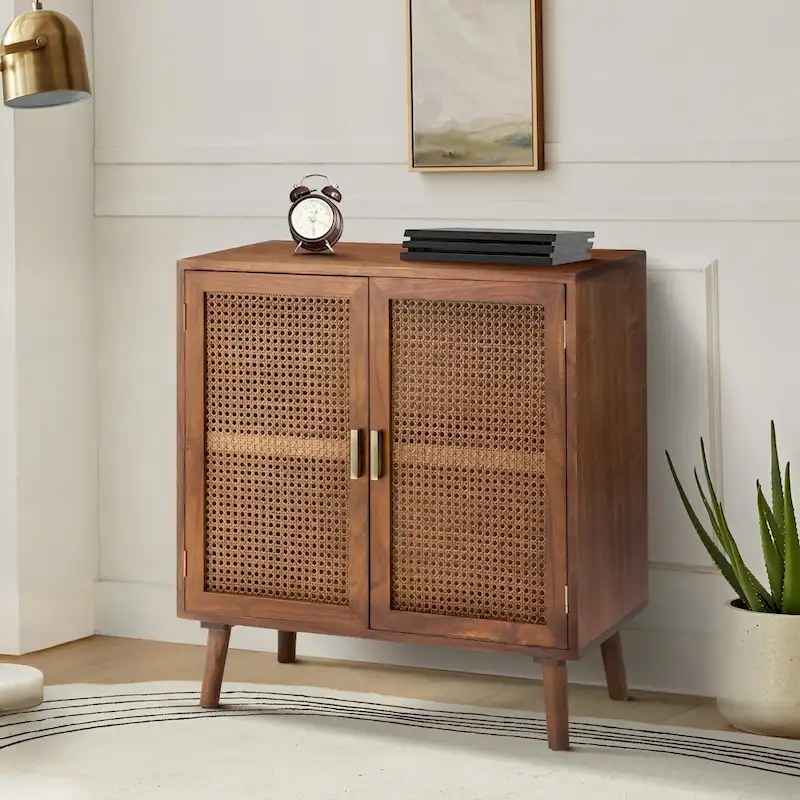 2-Door Accent Cabinet with Shelves