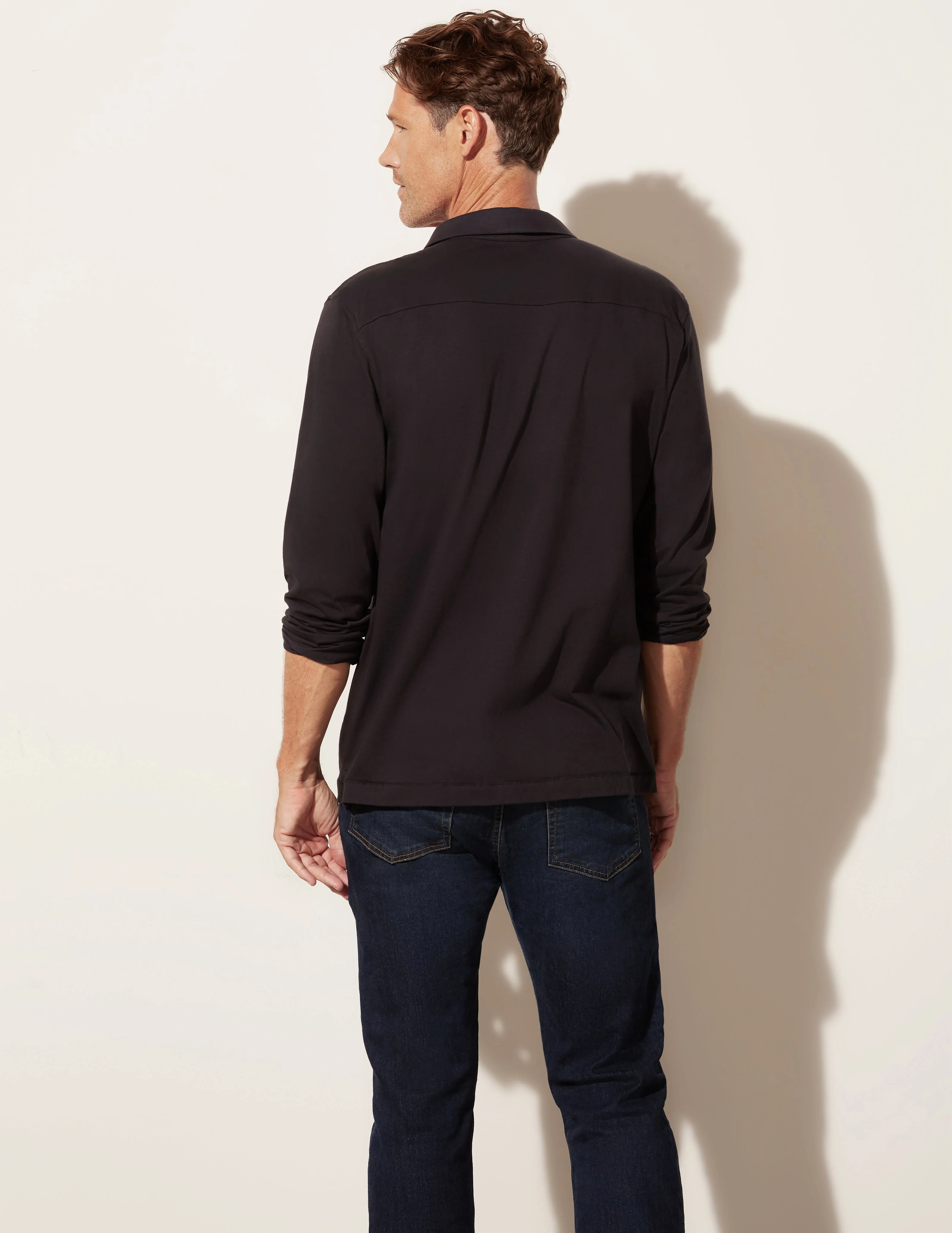 Long Sleeve Pocket Polo