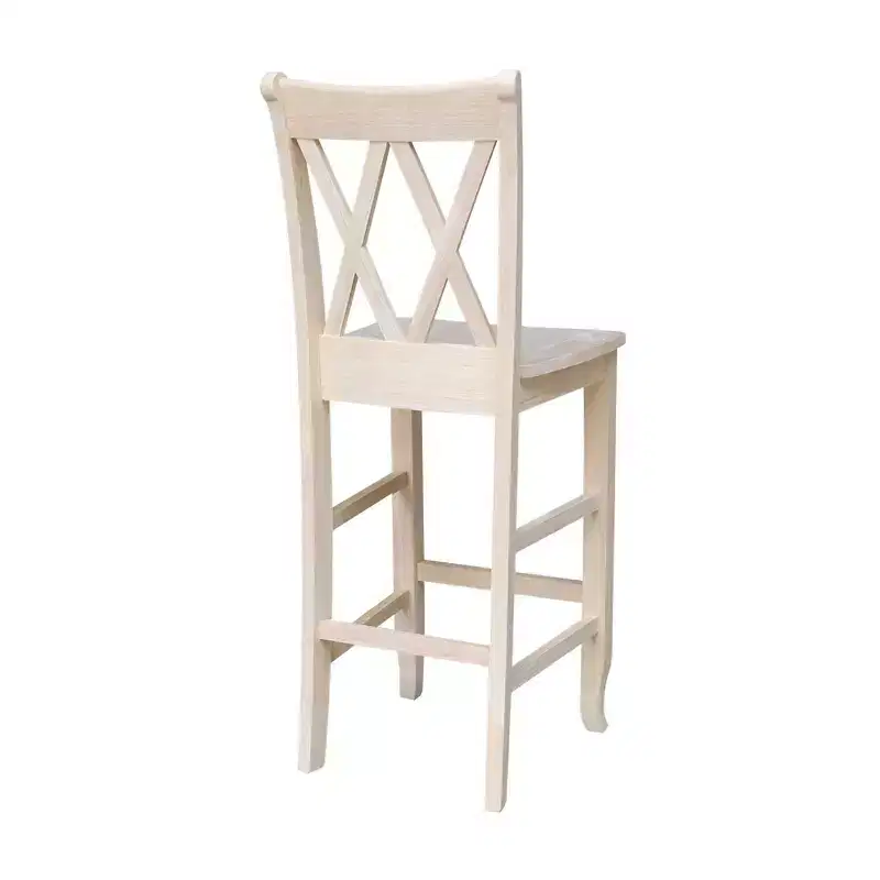 Double X Back Counter Height Barstool