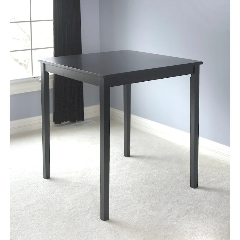 Simple Living Black Belfast 5-piece Saddle Dining Set