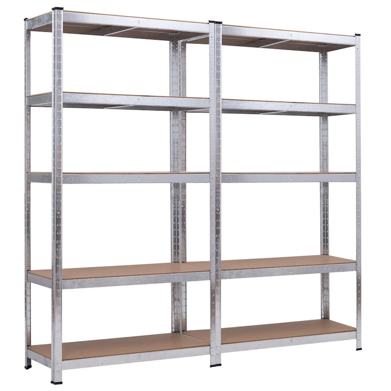 Costway 71 Heavy Duty Storage Shelf Steel Metal Garage Rack 5 Level - 35.5x 15.76x 71(L x W x H)
