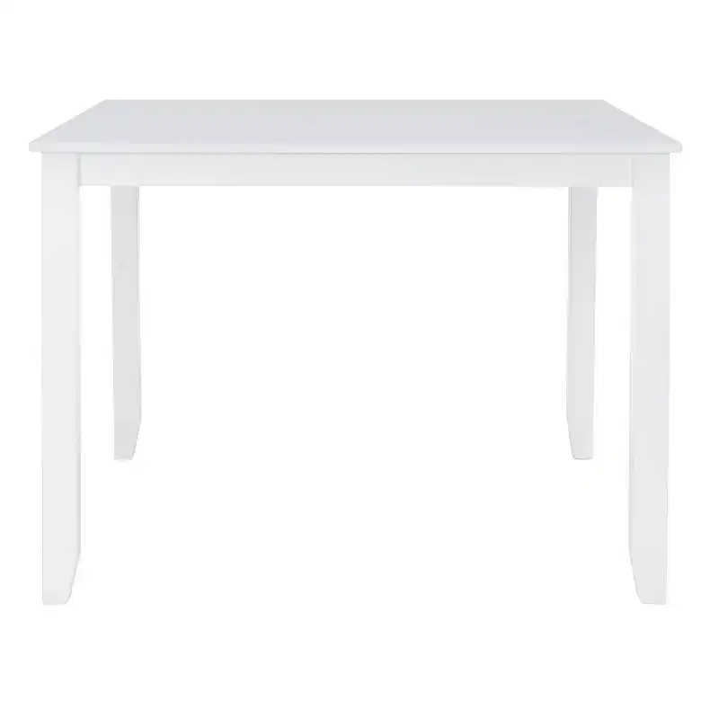 Shelby Solid Wood Traditional Square Counter Height Dining Table White - Powell