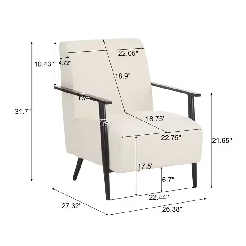 Christopher Knight Home Arnold Modern Upholstered Iron Club Chair (Set of 2)