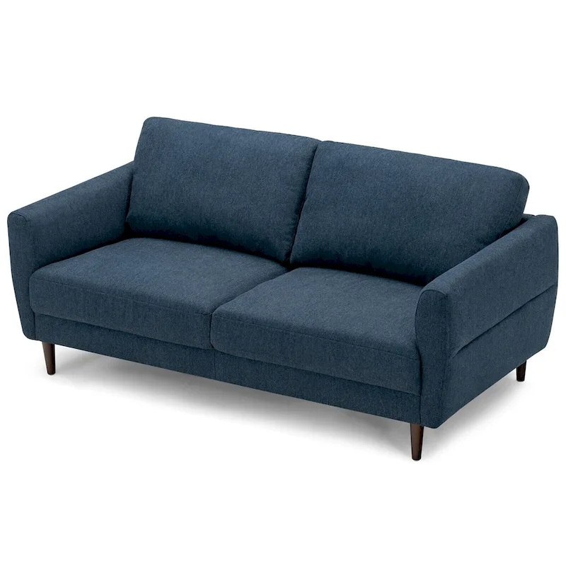Gymax 72  Fabric Sofa Couch Living Room Small Apartment Furniture w/
