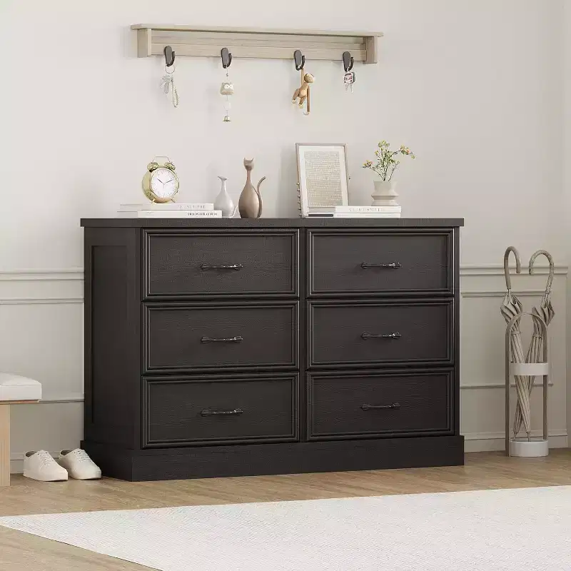 Modern Drawer Bedside Table Storage Cabinet, for Bedroom Organization, Space-Saving Furniture, Durable Construction