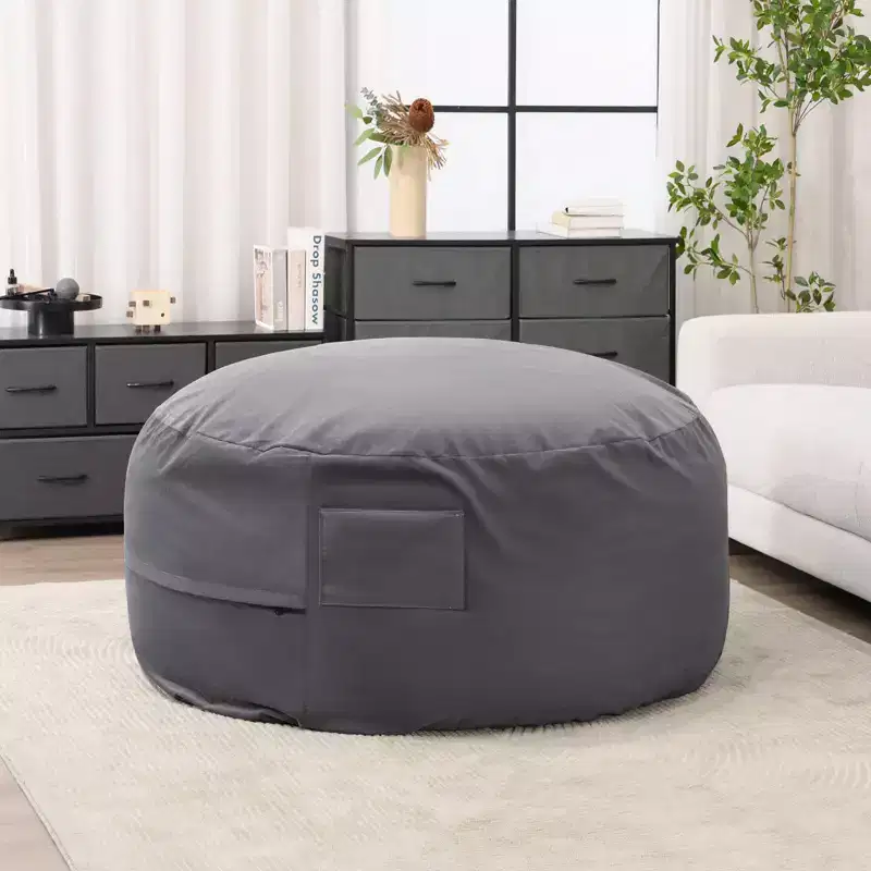 36/48in Large Bean Bag Chairs with Memory Foam for Adults