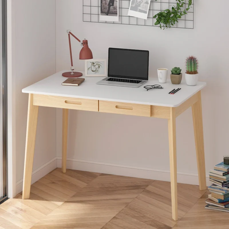 Classic Home Office Desk with Drawers